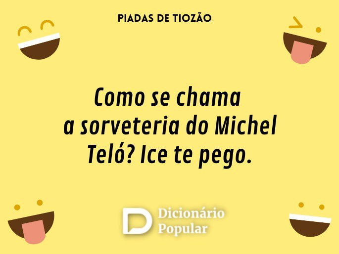 Como se chama a sorveteria do Michel Teló? Ice te pego.