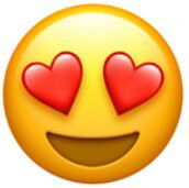 Emoji com olhos de coração da Apple