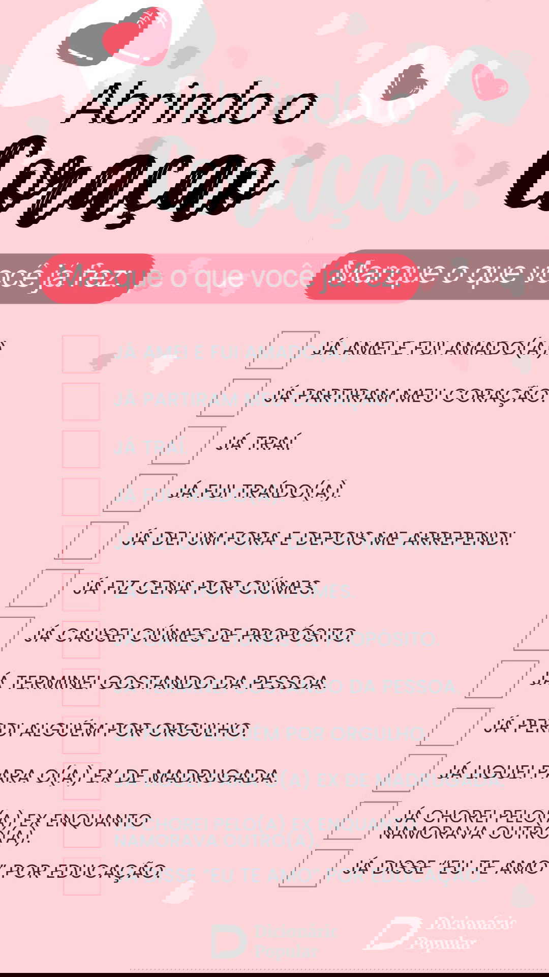Template abrindo o coração, brincadeira para compartilhar no whatsapp