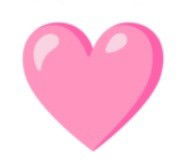 coração rosa