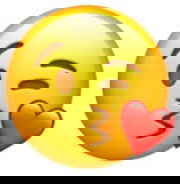 emoji mandando beijo em formato de coração
