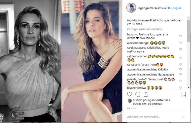 Ingrid Guimarães desafio 10 anos