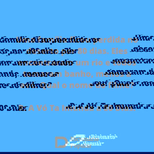 30 piadas ruins para contar e compartilhar com os amigos! Dicionário