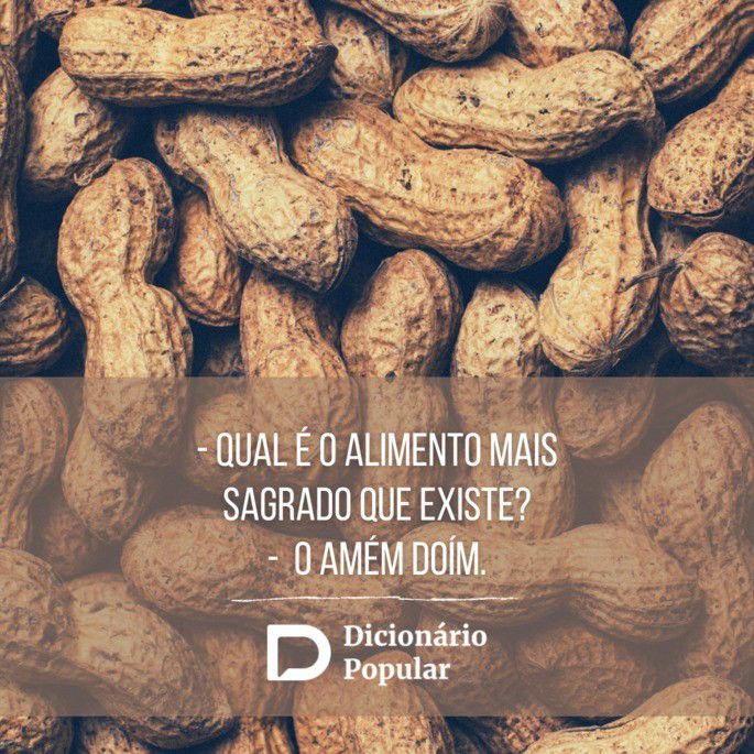 Piada do alimento mais sagrado que existe