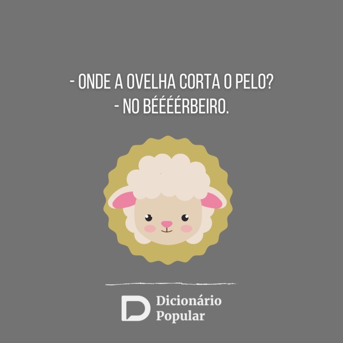Piada sem graça sobre ovelha