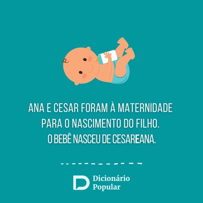 Piada sem graça sobre cesariana