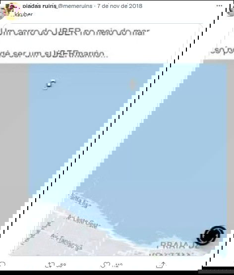 Piadas ruins Uber